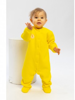 Комбинезон слип для новорожденных Желтый кот 100ф3спорт-желтый