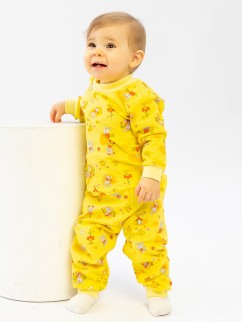 Пижама детская хлопковая Жёлтый кот 602и жёлтый